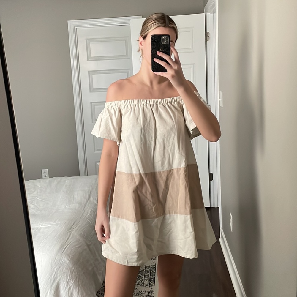Boutique Off the Shoulder Dress